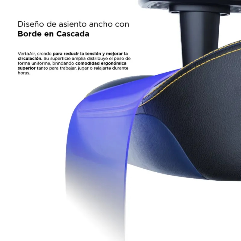 Vertagear SL3800 HygenX Midnight Blue – Silla gamer ergonómica