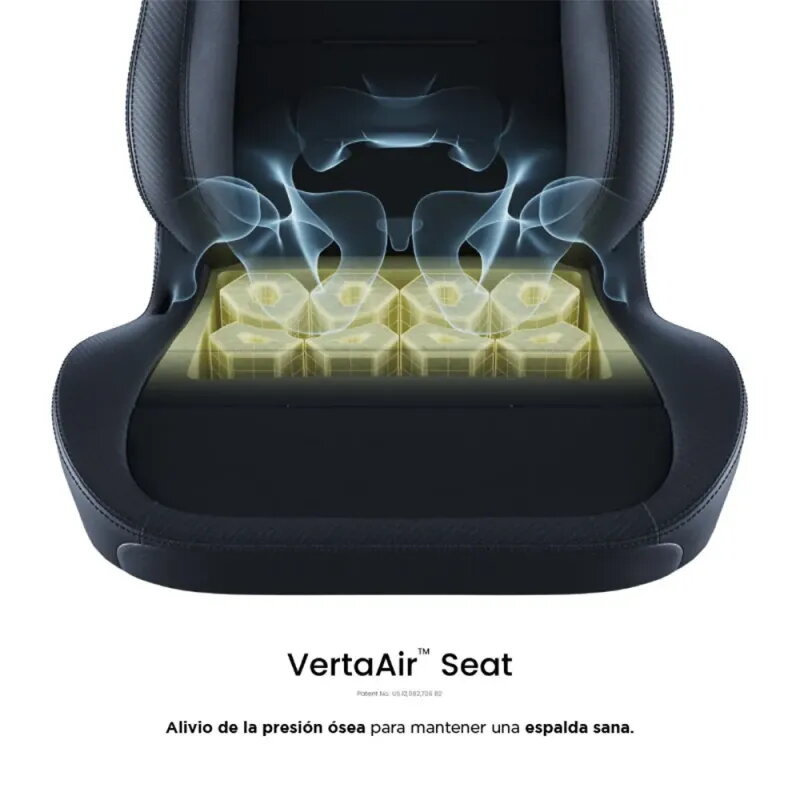 Vertagear SL3800 HygenX Carbon Black – silla gamer ergonómica compacta