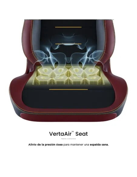 Vertagear SL3800 HygenX Burgundy Red – compact ergonomic gaming chair