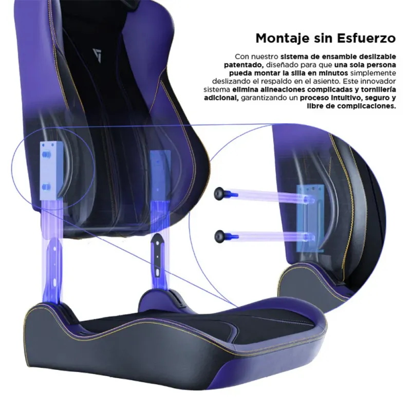 Vertagear SL5800 Hygenx Midnight Purple – Ergonomic Gaming Chair