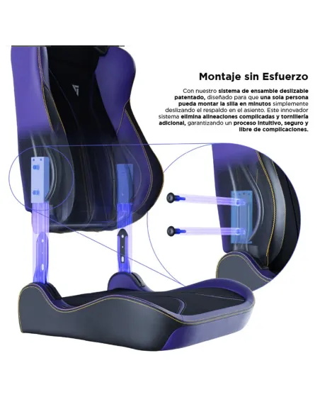 Vertagear SL5800 Hygenx Midnight Purple – Ergonomía gaming premium
