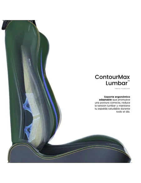 Silla gaming Vertagear SL5800 Hygenx Midnight Green ergonómica
