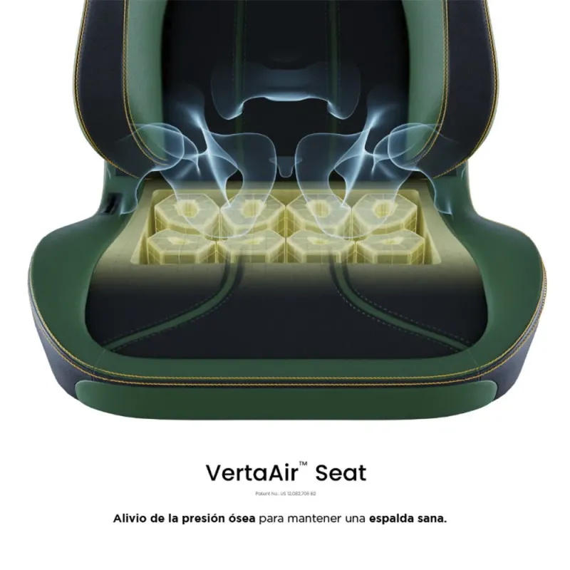 Silla gaming Vertagear SL5800 Hygenx Midnight Green ergonómica