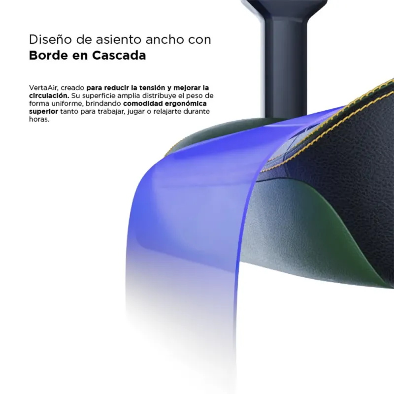 Silla gaming Vertagear SL5800 Hygenx Midnight Green ergonómica