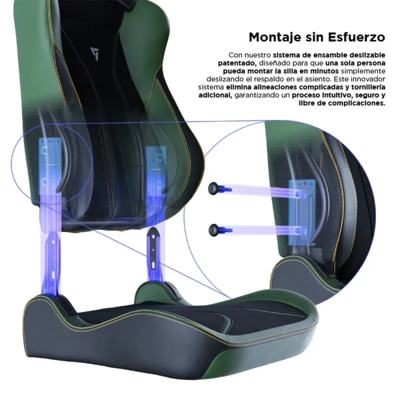 Vertagear SL5800 Hygenx Midnight Green – Ergonomic Gaming Chair