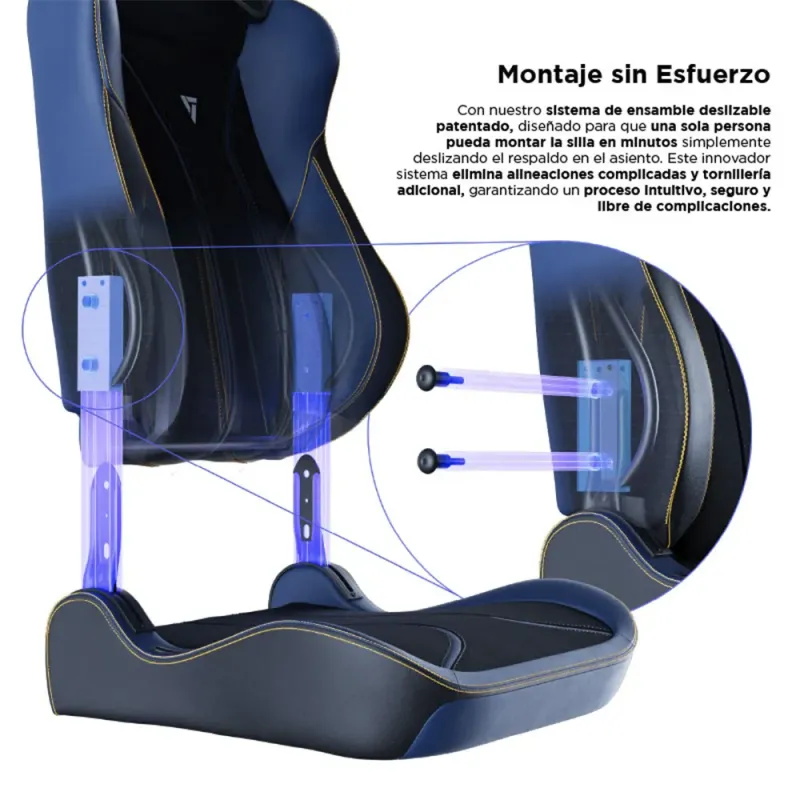 Vertagear SL5800 HyGenNX Midnight Blue – Ergonomic Gaming Chair