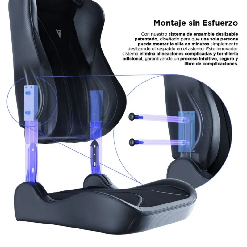 Vertagear SL5800 Hygenx Carbon Black gaming chair ergonomic