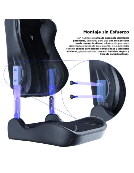 Vertagear SL5800 Hygenx Carbon Black gaming chair ergonomic