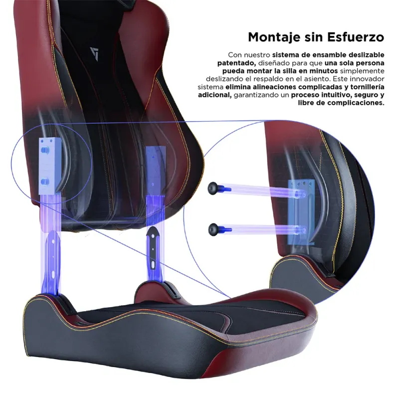 Vertagear SL5800 HyGenNX Burgundy Red – Ergonomic Gaming Chair