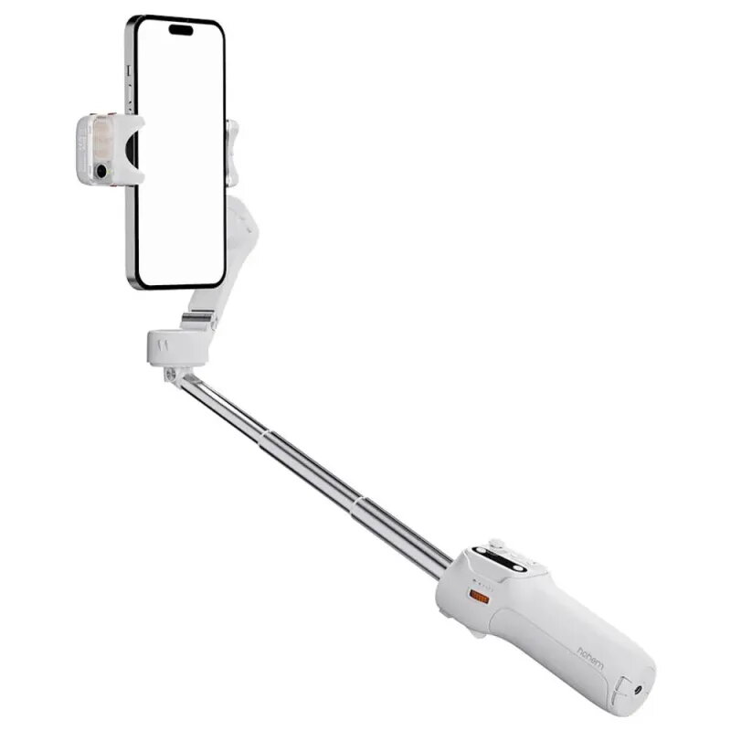 Hohem iSteady V3 Blanco | Gimbal Smartphone con IA y Luz - TiendaCPU