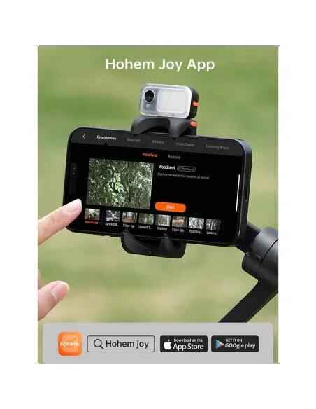 Buy Hohem iSteady V3 Black | AI Smartphone Gimbal & Fill Light