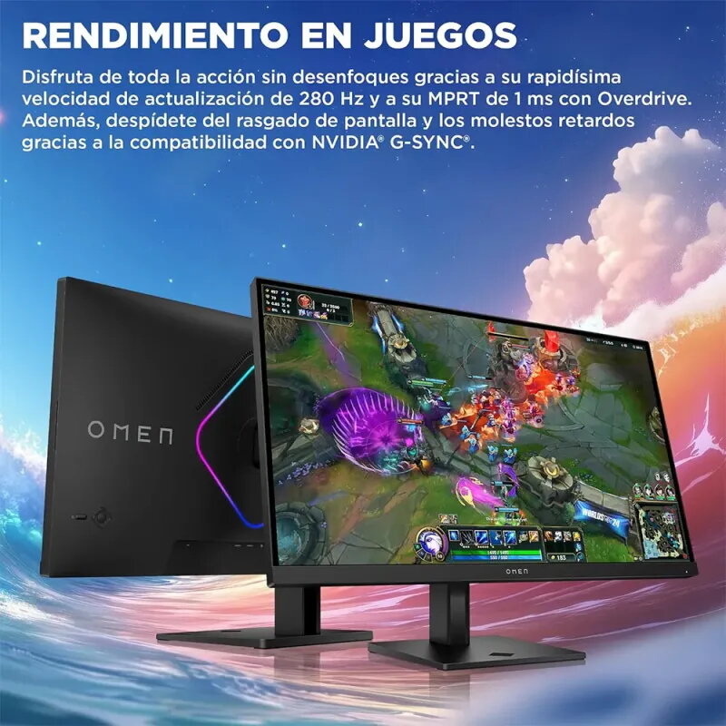 Comprar HP OMEN 27qs G2 | Monitor 27" QHD 280Hz - TiendaCPU