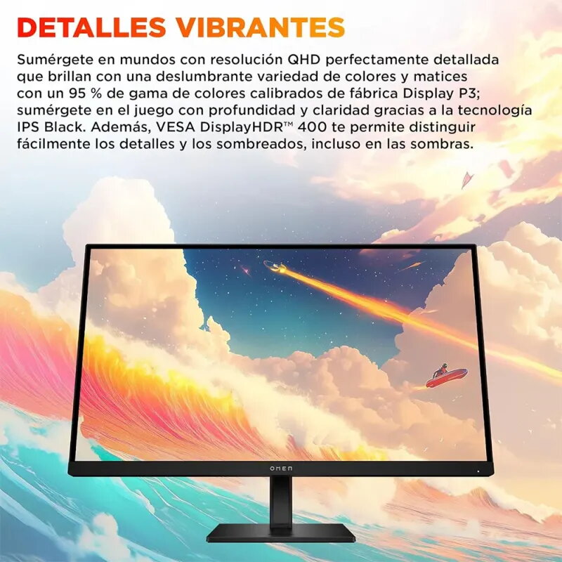 Buy HP OMEN 27qs G2 | 27" QHD Monitor 280Hz - TiendaCPU