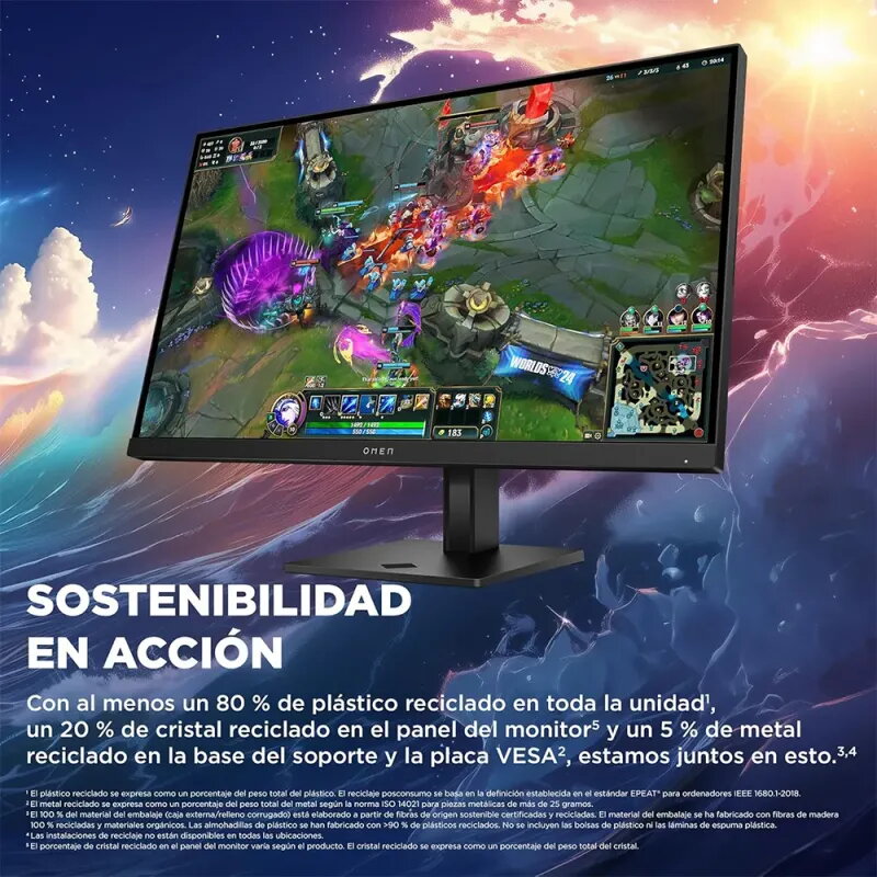 Comprar HP OMEN 27qs G2 | Monitor 27" QHD 280Hz - TiendaCPU