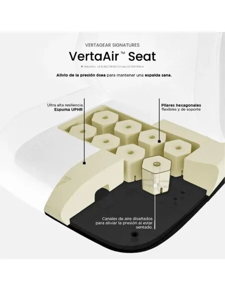 Buy Vertagear SL1800 White & Black | Gaming Chair - TiendaCPU