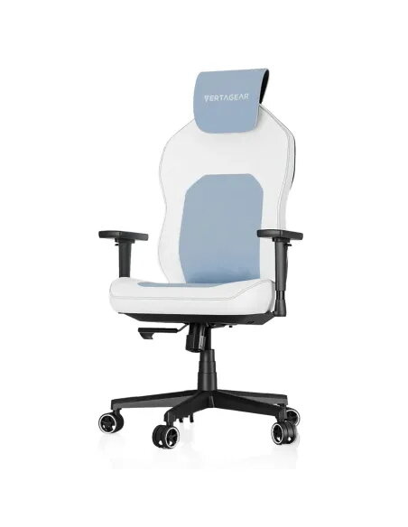 Silla Vertagear SL1800 White/Baby Blue | Ergonomía total - TiendaCPU