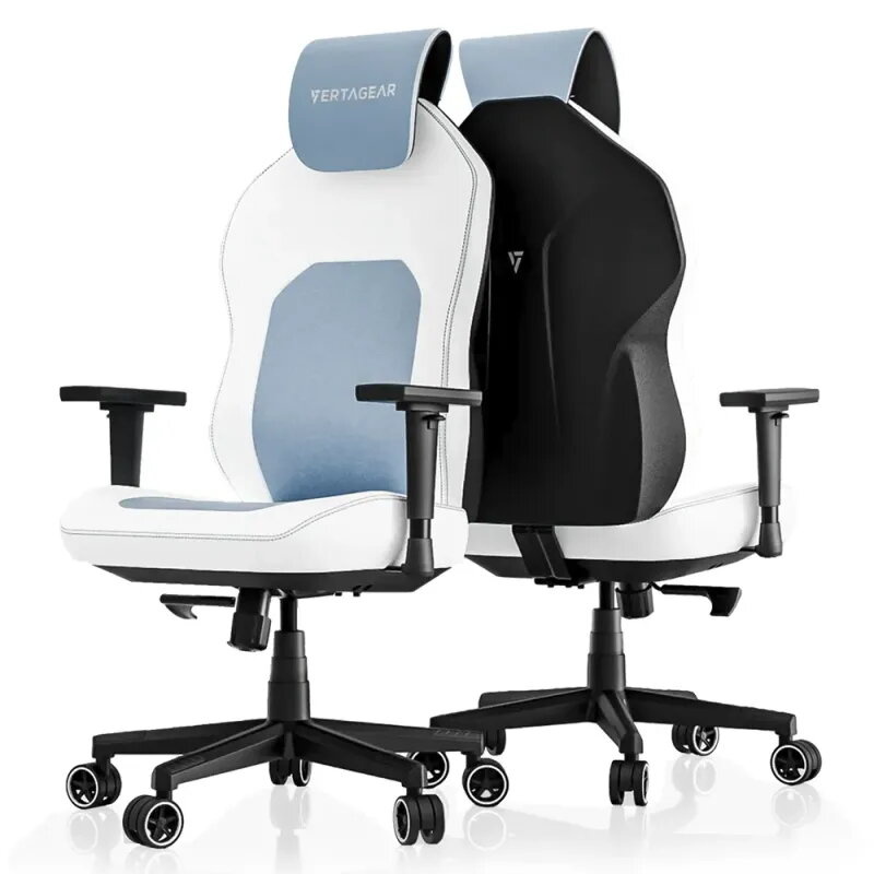Silla Vertagear SL1800 White/Baby Blue | Ergonomía total - TiendaCPU