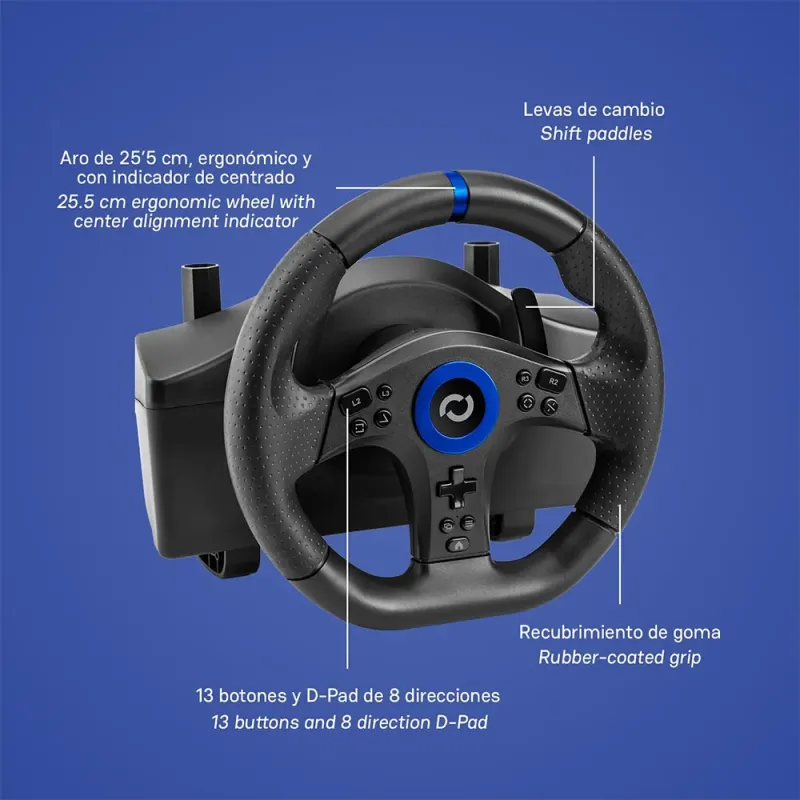 Volante Blade BR5 PS5 PC | Con Pedales y Cambio - TiendaCPU