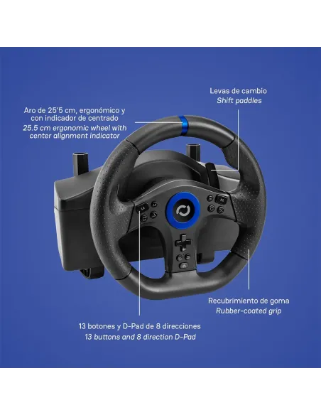 Volante Blade BR5 PS5 PC | Con Pedales y Cambio - TiendaCPU