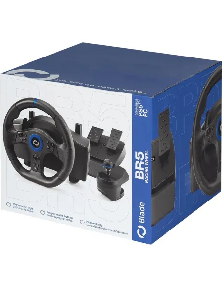 Buy Blade BR5 PS5 Racing Wheel | With Shifter Stick  - TiendaCPU