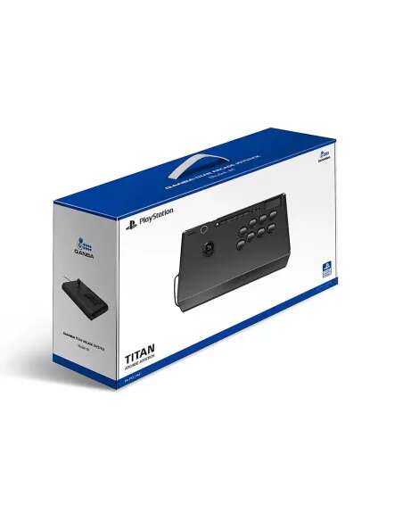 Qanba Titan Arcade Stick PS5 | Componentes Sanwa Oficial - TiendaCPU