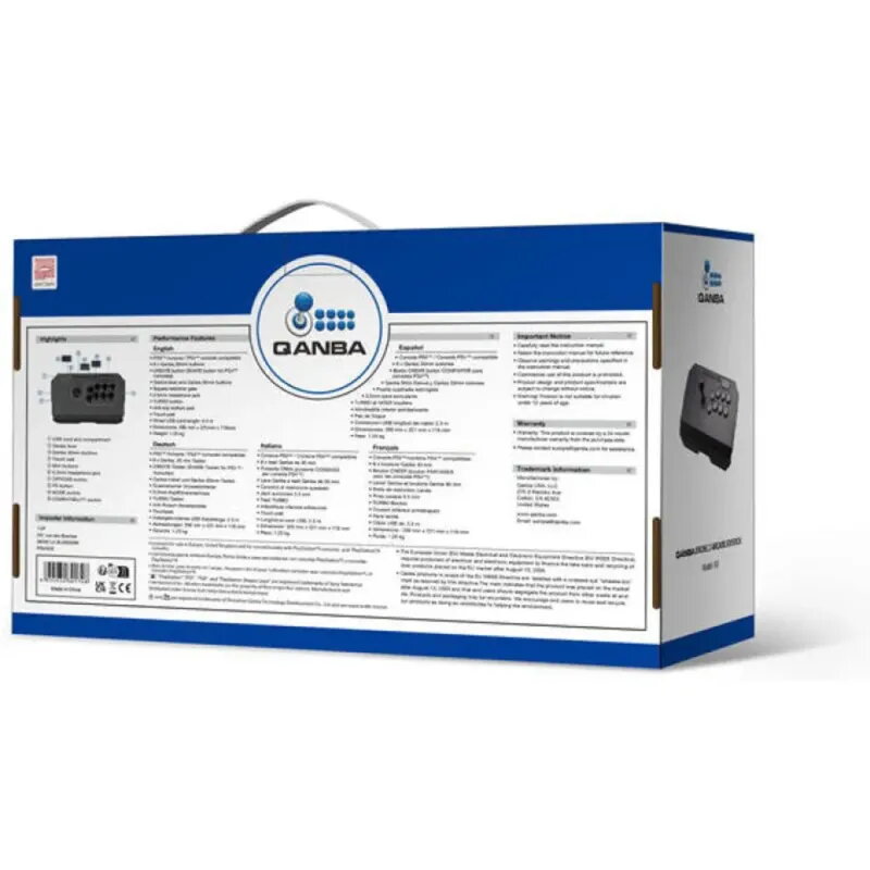 Qanba Drone 2 Arcade Stick PS5 | Oficial Sony y PC - TiendaCPU