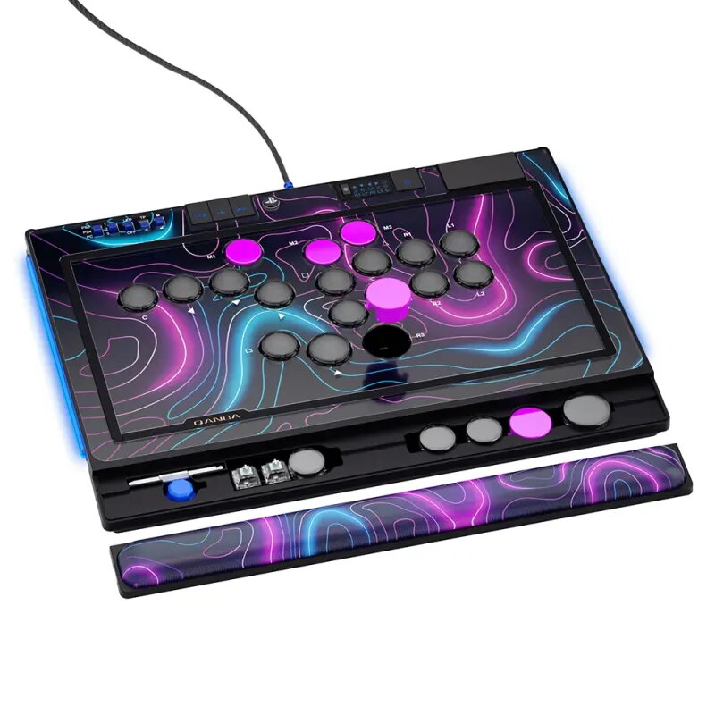 Qanba Sapphire Mando Leverless PS5 | 18 Botones Cherry - TiendaCPU
