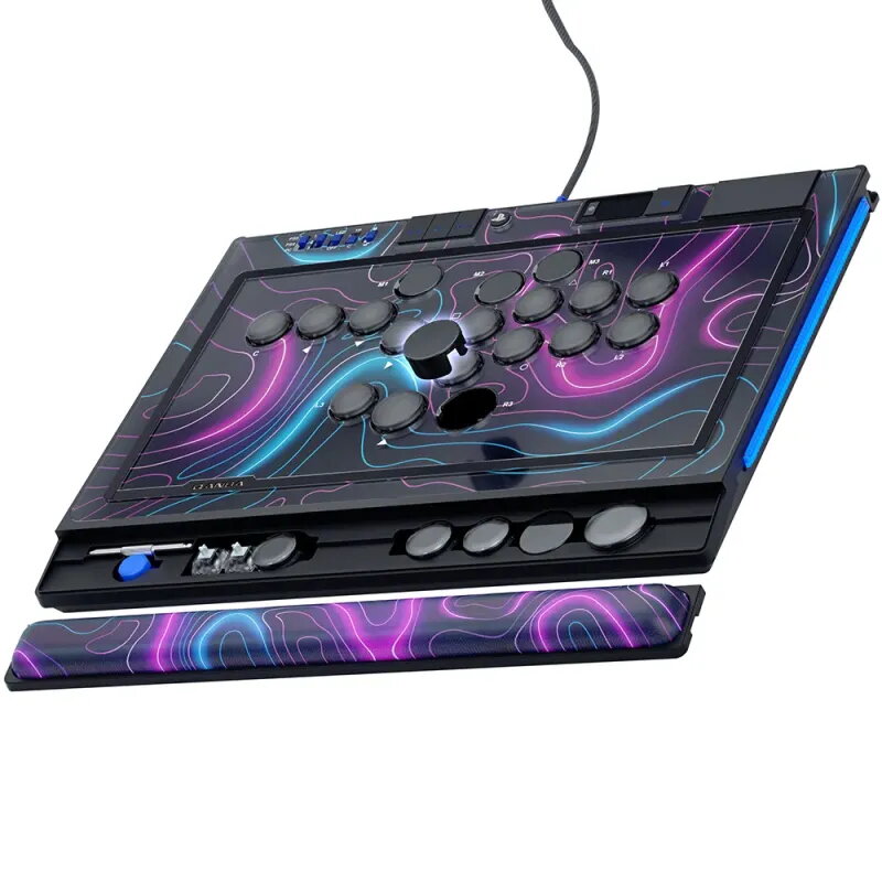 Qanba Sapphire Mando Leverless PS5 | 18 Botones Cherry - TiendaCPU
