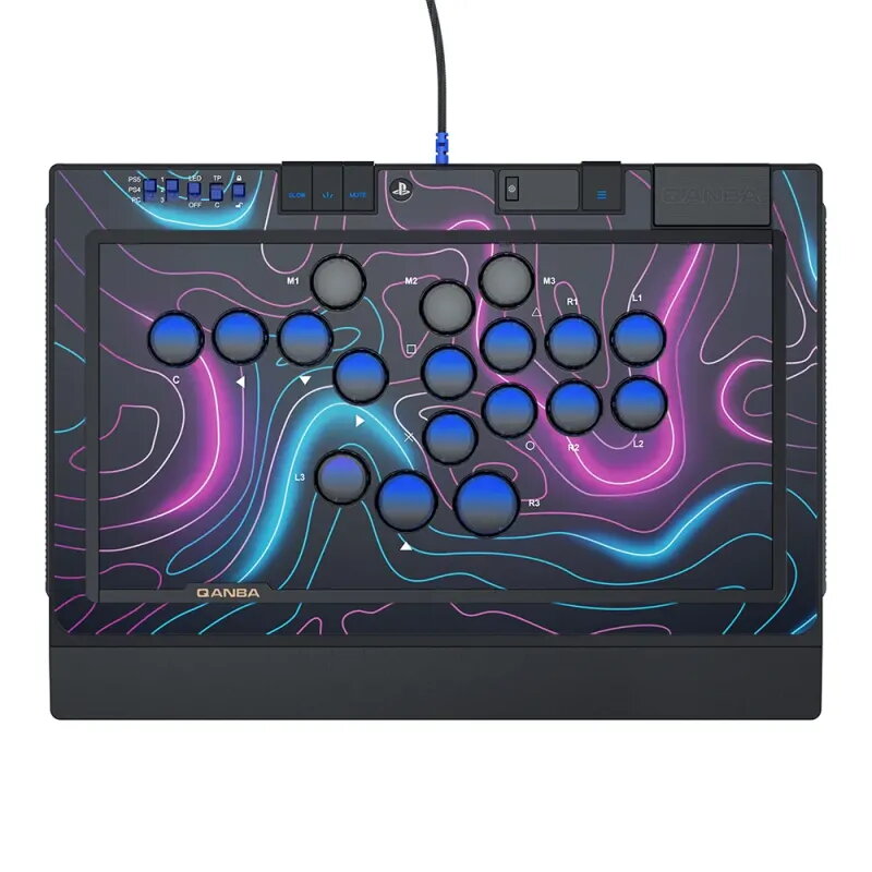 Qanba Sapphire Leverless Controller PS5 | 18-Button Stick