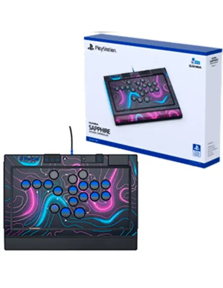 Qanba Sapphire Leverless Controller PS5 | 18-Button Stick