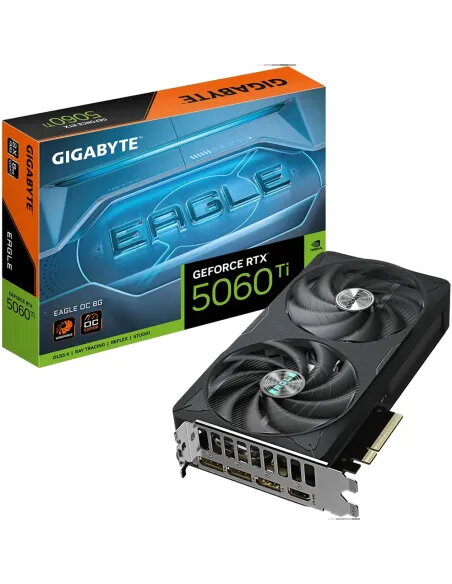 Gigabyte RTX 5060 Ti EAGLE OC 8GB | GDDR7 DLSS 4 - TiendaCPU