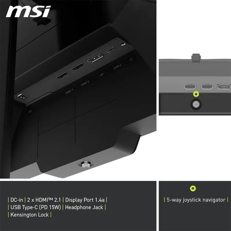 Monitor MSI 27" 4K Mini-LED | Modo Dual 160Hz/320Hz - TiendaCPU