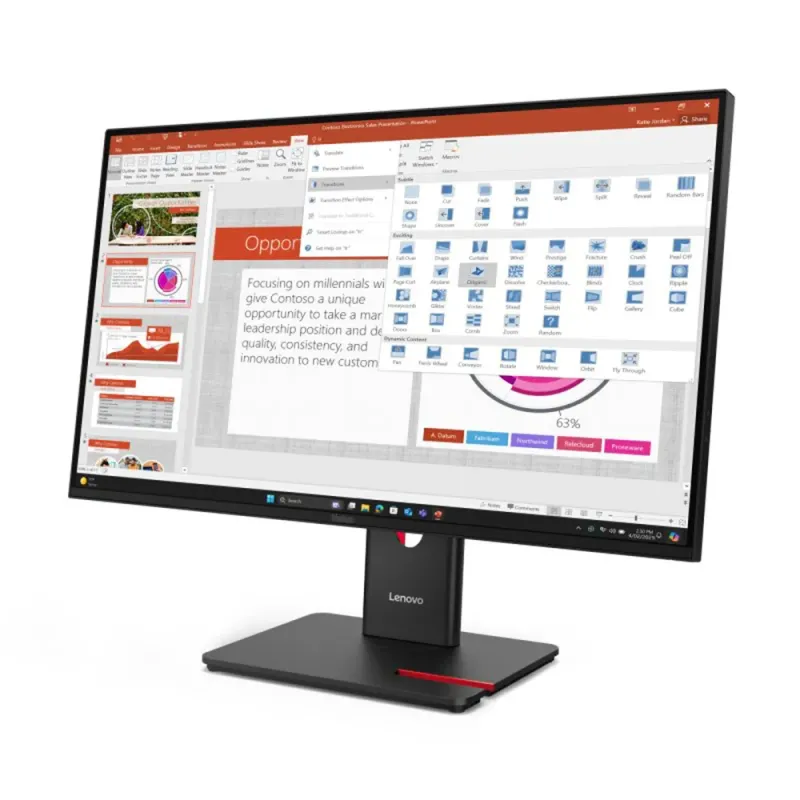 Buy Lenovo ThinkVision T27-40 Monitor | 27" FHD IPS Ergonomic