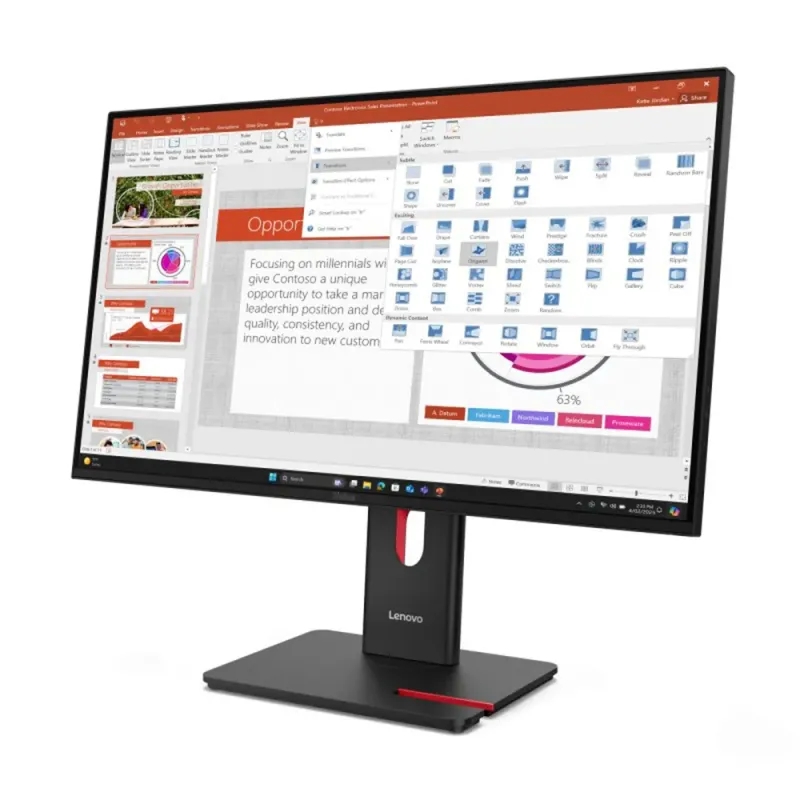 Buy Lenovo ThinkVision T27-40 Monitor | 27" FHD IPS Ergonomic