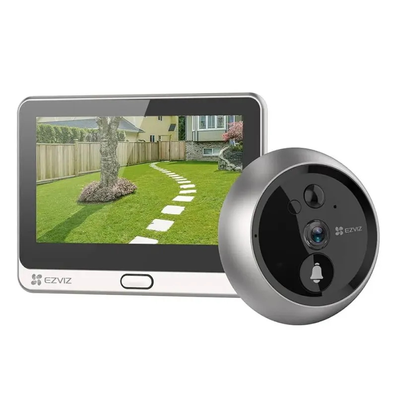 Mirilla Digital EZVIZ DP2 2K | Pantalla Táctil y WiFi - TiendaCPU