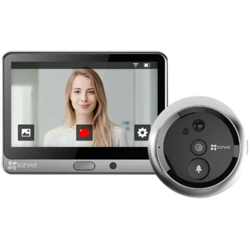 Mirilla Digital EZVIZ DP2 2K | Pantalla Táctil y WiFi - TiendaCPU