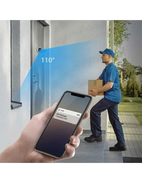 Mirilla Digital EZVIZ DP2 2K | Pantalla Táctil y WiFi - TiendaCPU