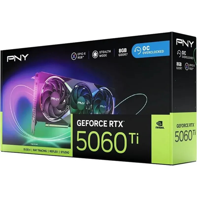 PNY RTX 5060 Ti EPIC-X RGB OC 8GB | GDDR7 GPU