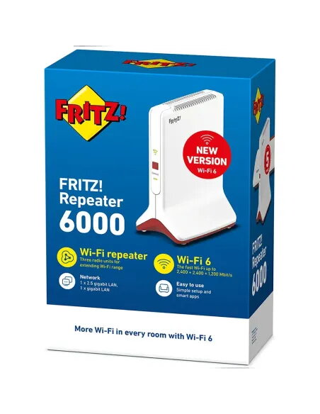 Buy FRITZ! Repeater 6000 | Tri-Band Wi-Fi 6 Mesh Extender