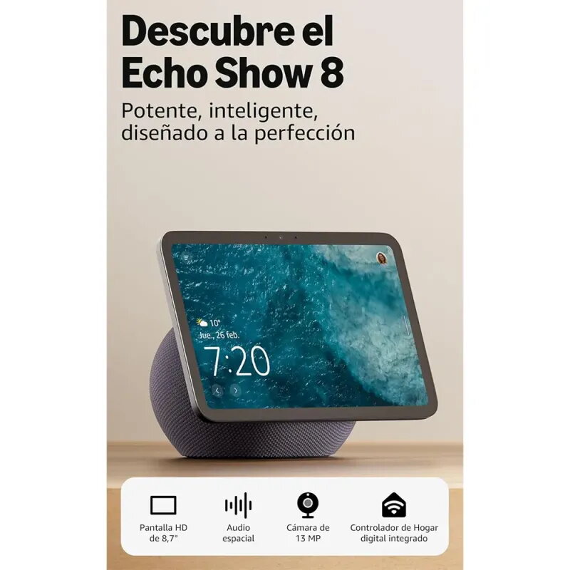 Buy Amazon Echo Show 8 (Latest Gen) | 8.7" Display & Hub