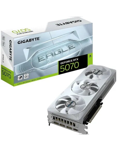 Gigabyte RTX 5070 EAGLE OC ICE Blanca | 12GB GDDR7 - TiendaCPU