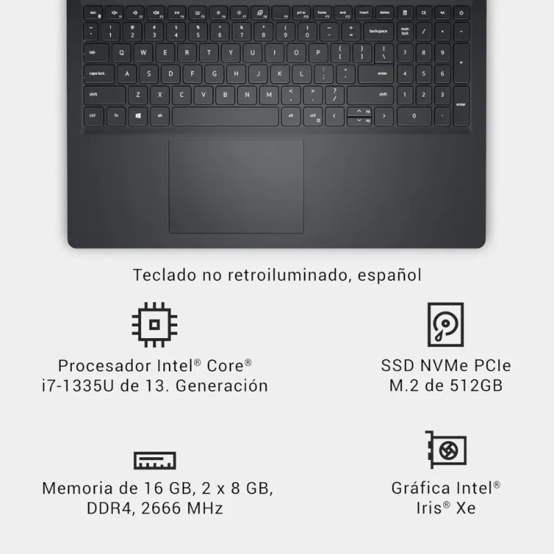 Comprar DELL Inspiron 15 (3530) Portátil 15.6" 120Hz - i7-1355U 16GB
