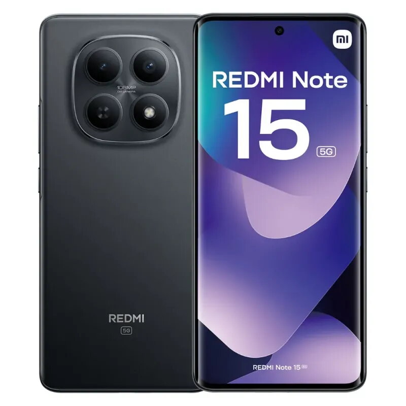 Xiaomi Redmi Note 15 5G 256GB Black | 108MP & Curved Screen