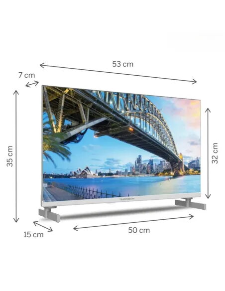 TV Thomson 24" LED 12V Blanco | Autocaravanas y Camper