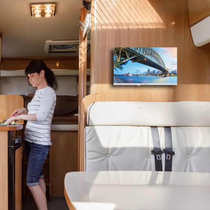 TV Thomson 24" LED 12V Blanco | Autocaravanas y Camper