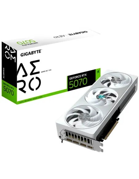 GIGABYTE GeForce RTX 5070 AERO OC 12GB | White GDDR7 DLSS 4