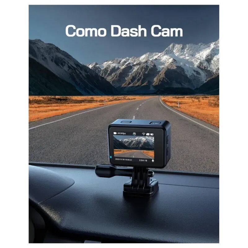 WOLFANG GA120 4K Action Camera | Dual Screen & 20MP | Best Deal