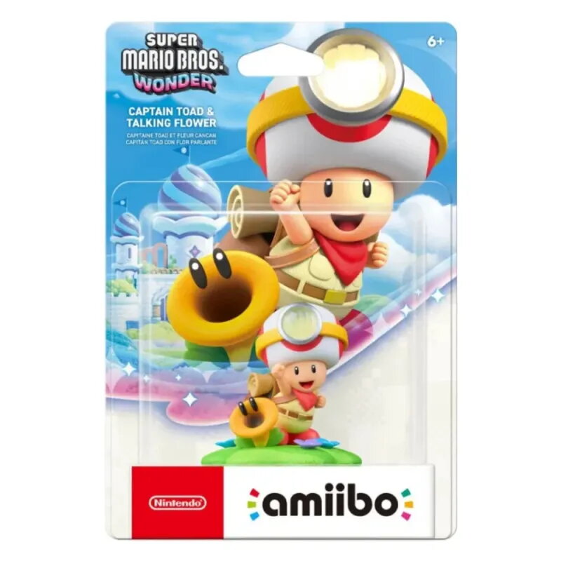 Captain Toad & Talking Flower amiibo | Super Mario Bros Wonder Gear