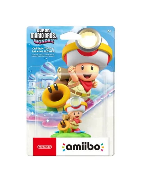 Captain Toad & Talking Flower amiibo | Super Mario Bros Wonder Gear