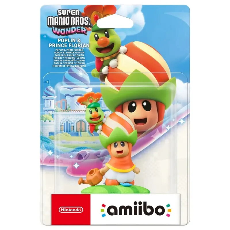 Poplin & Prince Florian amiibo | Super Mario Bros Wonder Gear